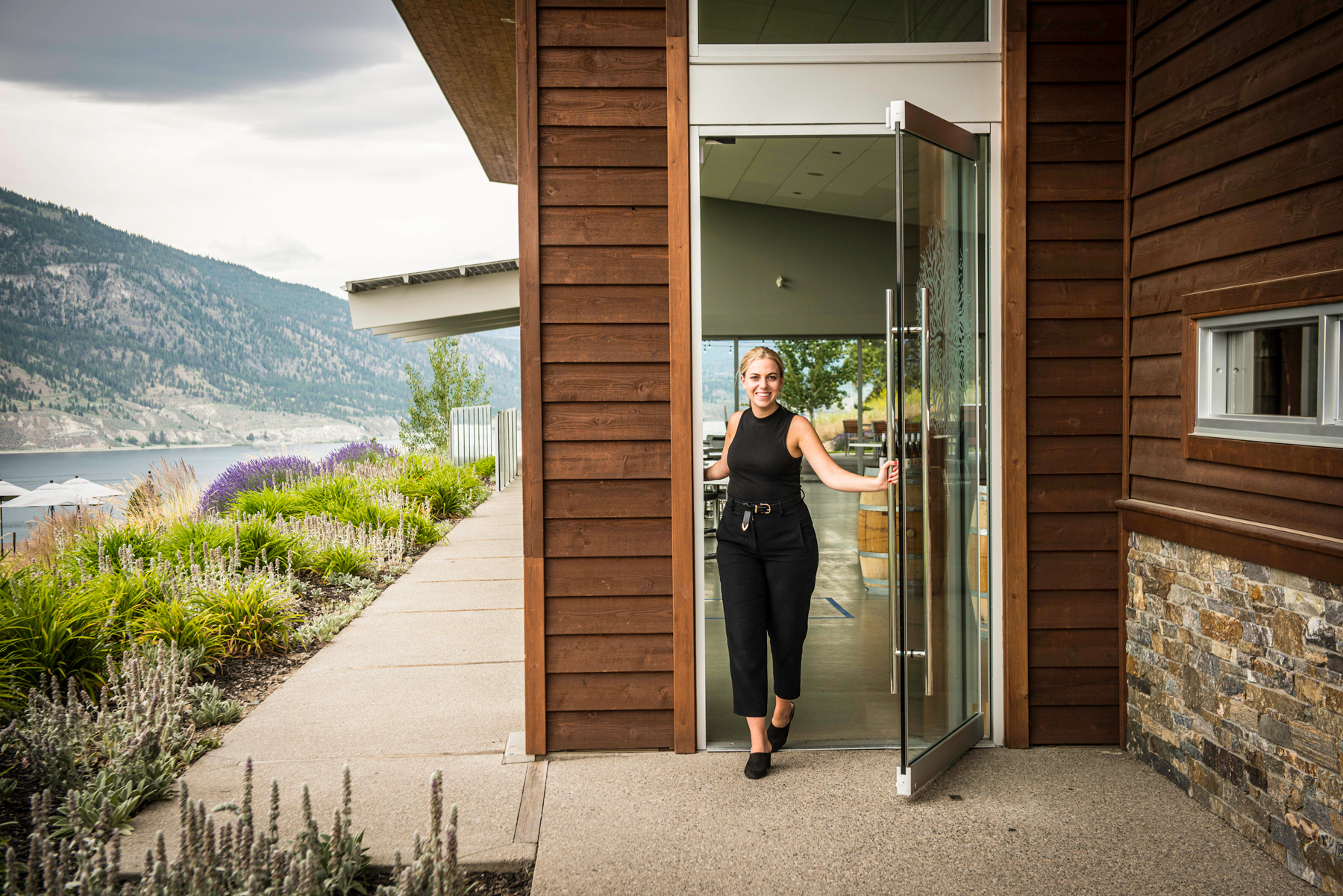 Opening the door of the winery